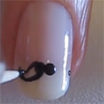 Cute Mustache Nail Art Tutotial