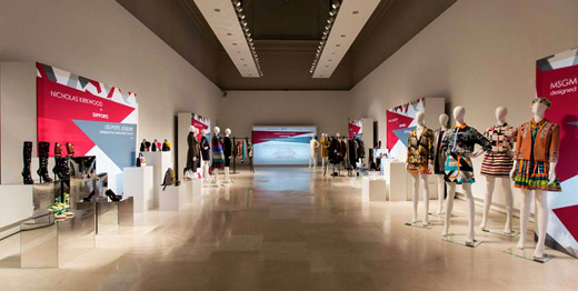 Exhibition '5+5' during the AltaRomaAltaModa fashion week