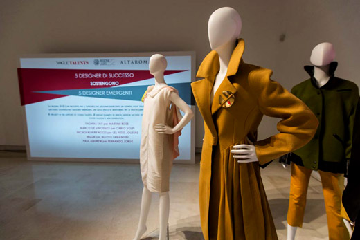 Exhibition '5+5' during the AltaRomaAltaModa fashion week