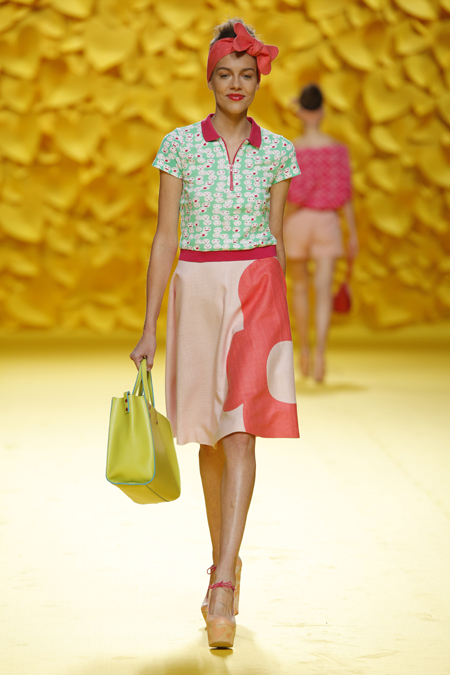 Agatha Ruiz de la Prada presented Spring/Summer 2016 collection during Mercedes-Benz Fashion Week Madrid