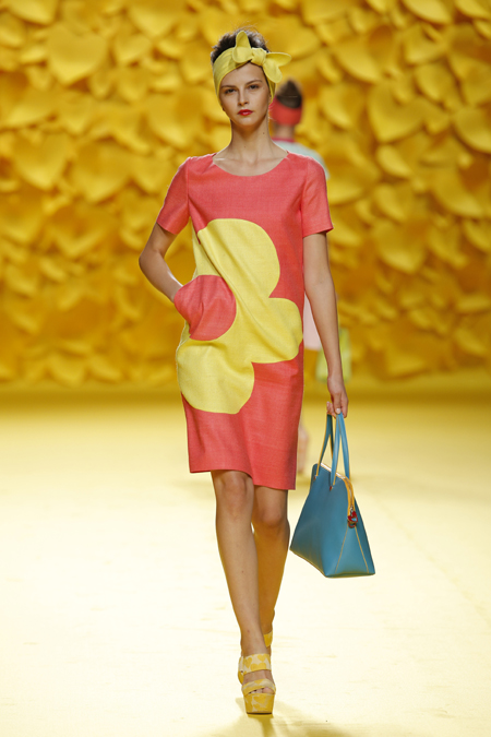 Agatha Ruiz de la Prada presented Spring/Summer 2016 collection during ...