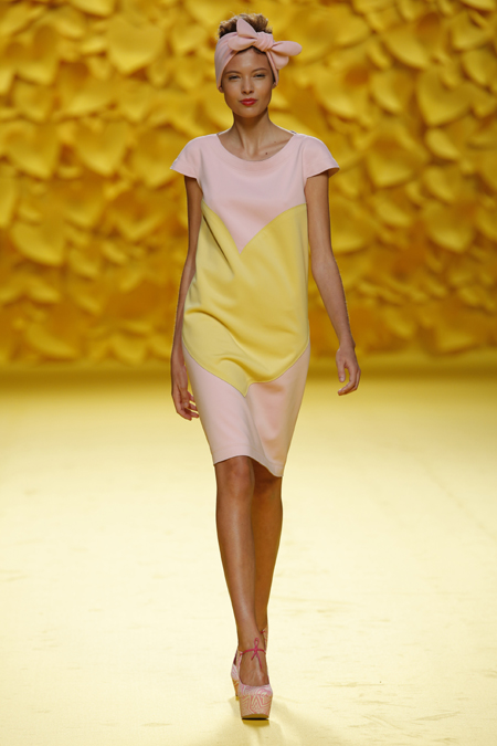 Agatha Ruiz de la Prada presented Spring/Summer 2016 collection during Mercedes-Benz Fashion Week Madrid