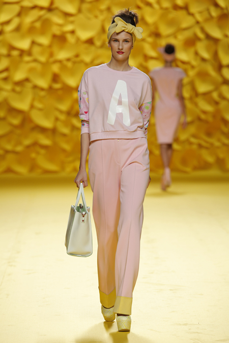 Agatha Ruiz de la Prada presented Spring/Summer 2016 collection during Mercedes-Benz Fashion Week Madrid