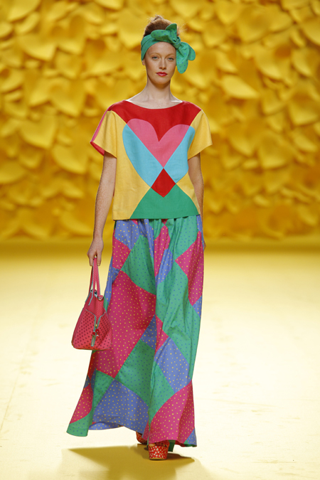 Agatha Ruiz de la Prada presented Spring/Summer 2016 collection during Mercedes-Benz Fashion Week Madrid