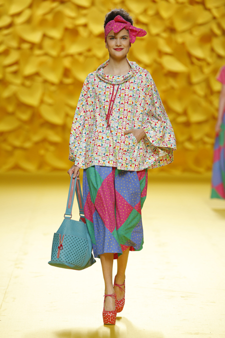 Agatha Ruiz de la Prada presented Spring/Summer 2016 collection during Mercedes-Benz Fashion Week Madrid