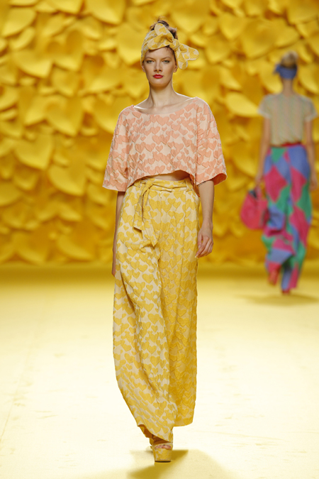 Agatha Ruiz de la Prada presented Spring/Summer 2016 collection during Mercedes-Benz Fashion Week Madrid