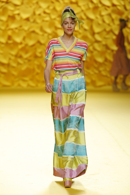 Agatha Ruiz de la Prada presented Spring/Summer 2016 collection during Mercedes-Benz Fashion Week Madrid