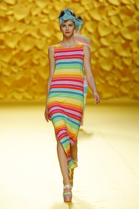 Agatha Ruiz de la Prada presented Spring/Summer 2016 collection during Mercedes-Benz Fashion Week Madrid