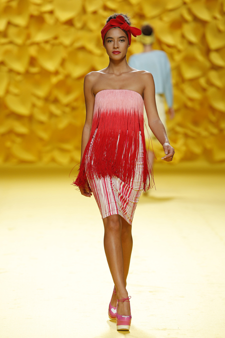 Agatha Ruiz de la Prada presented Spring/Summer 2016 collection during Mercedes-Benz Fashion Week Madrid