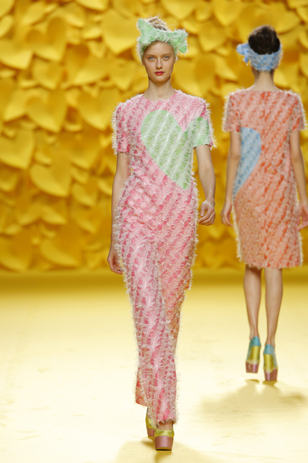 Agatha Ruiz de la Prada presented Spring/Summer 2016 collection during ...