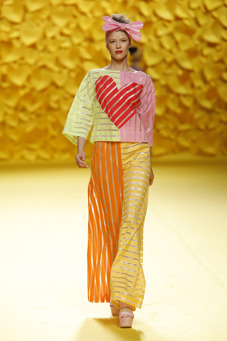 Agatha Ruiz de la Prada presented Spring/Summer 2016 collection during Mercedes-Benz Fashion Week Madrid