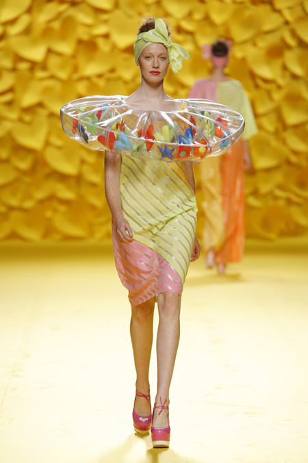 Agatha Ruiz de la Prada presented Spring/Summer 2016 collection during ...