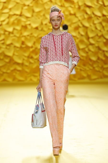 Agatha Ruiz de la Prada presented Spring/Summer 2016 collection during Mercedes-Benz Fashion Week Madrid