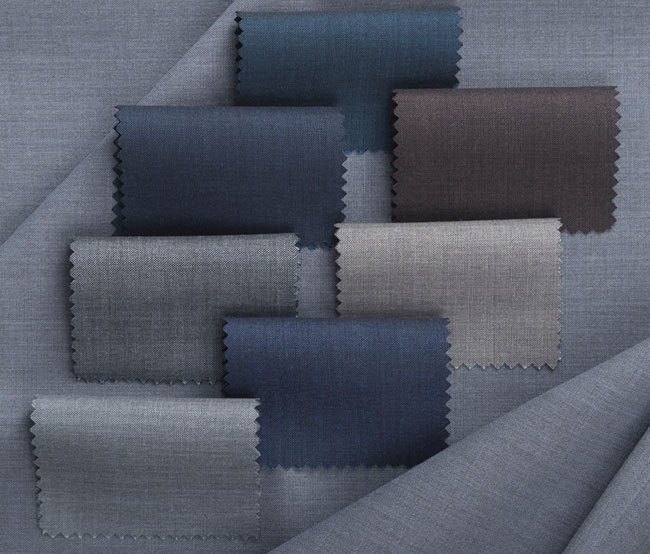 Alfred Brown weaving worsted fabrics from merino wool