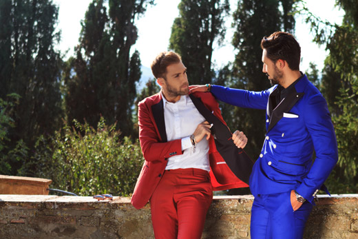 Andrea Neri Spring-Summer 2015 men's suit collection