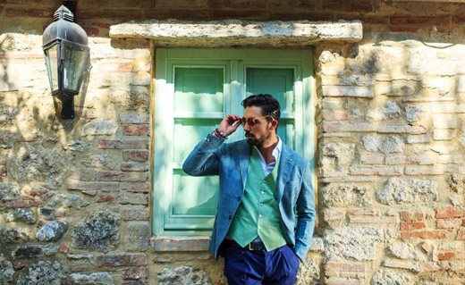 Andrea Neri Spring-Summer 2015 men's suit collection