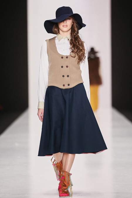 Antonella Rossi presented Fall/Winter 2015-2016 at Mercedes-Benz Fashion Week Russia