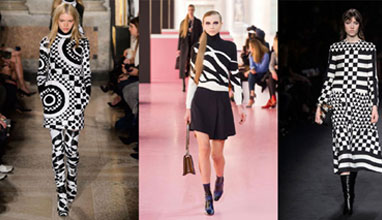 Fall/Winter 2015-2016 trends: Black and white graphic