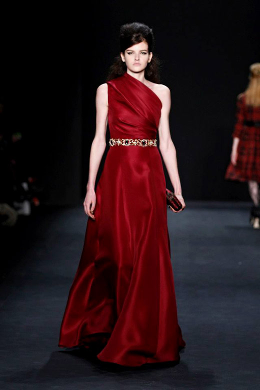 Badgley Mischka Fall-Winter 2015/2016 collection at MBFW New York