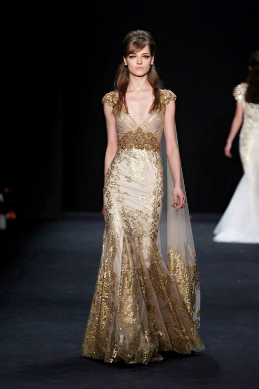 Badgley Mischka Fall-Winter 2015/2016 collection at MBFW New York