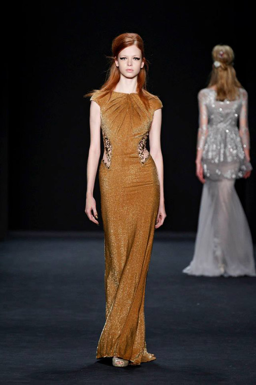 Badgley Mischka Fall-Winter 2015/2016 collection at MBFW New York