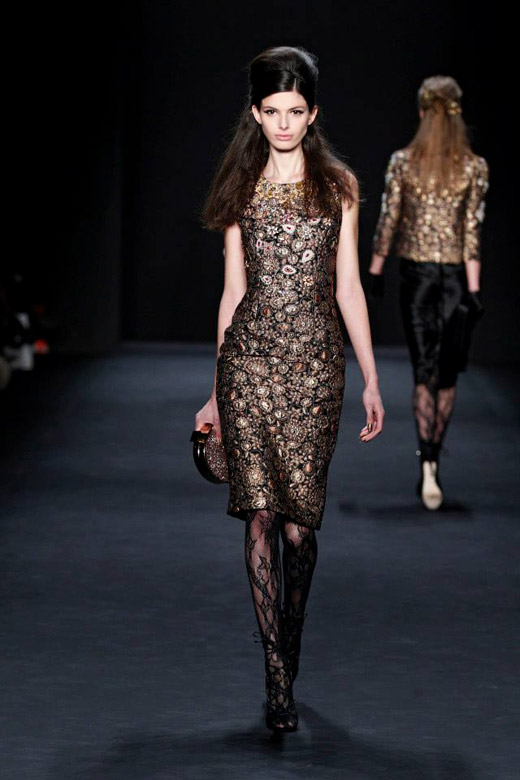 Badgley Mischka Fall-Winter 2015/2016 collection at MBFW New York