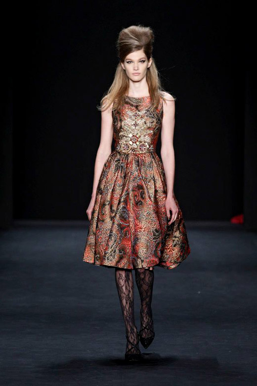 Badgley Mischka Fall-Winter 2015/2016 collection at MBFW New York