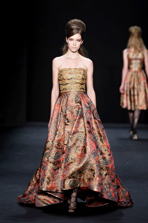 Badgley Mischka Fall-Winter 2015/2016 collection at MBFW New York