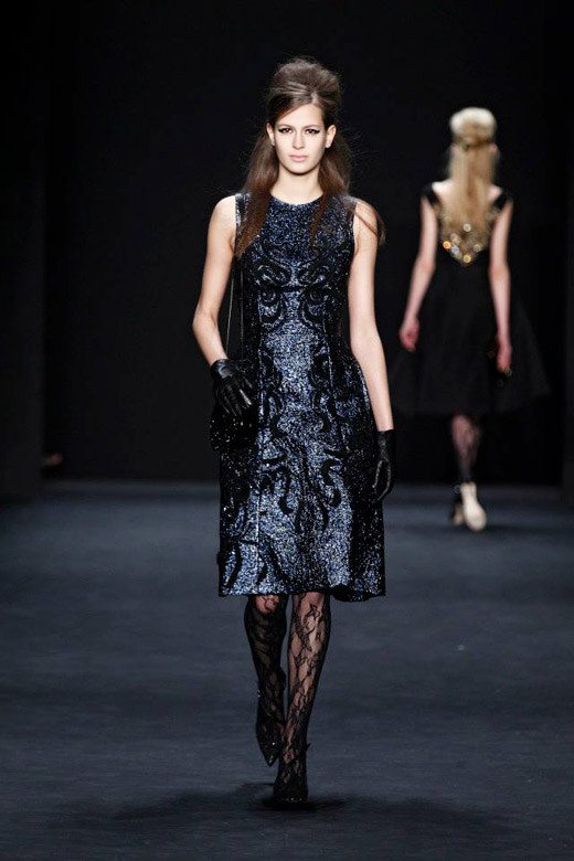 Badgley Mischka Fall-Winter 2015/2016 collection at MBFW New York