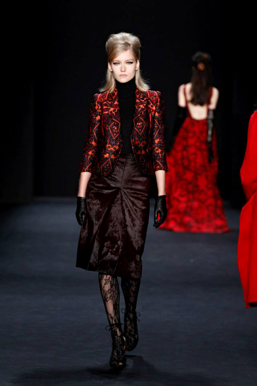 Badgley Mischka Fall-Winter 2015/2016 collection at MBFW New York