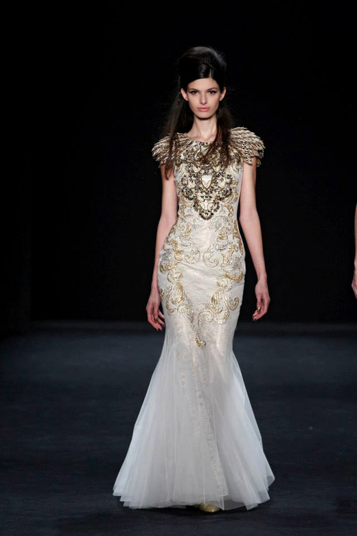 Badgley Mischka Fall-Winter 2015/2016 collection at MBFW New York