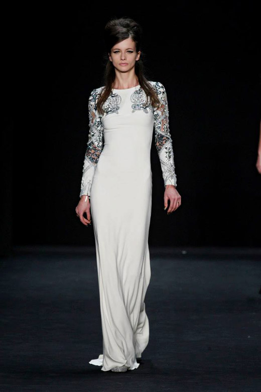 Badgley Mischka Fall-Winter 2015/2016 collection at MBFW New York