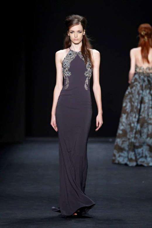 Badgley Mischka Fall-Winter 2015/2016 collection at MBFW New York