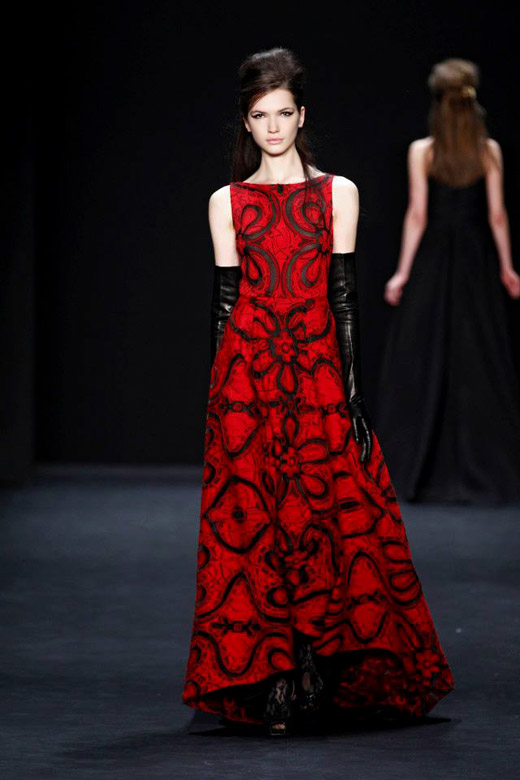 Badgley Mischka Fall-Winter 2015/2016 collection at MBFW New York