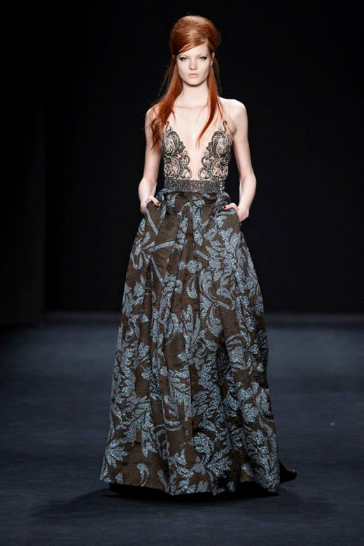 Badgley Mischka Fall-Winter 2015/2016 collection at MBFW New York