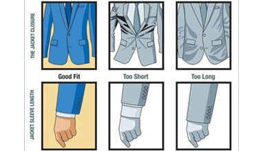 How to wear a suit jacket