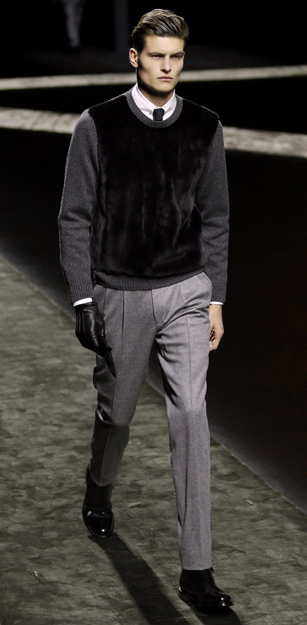 Brioni Fall-Winter 2015/2016 collection at Milan men's fashion week