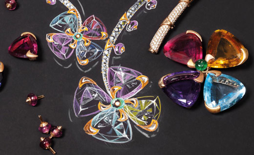 BVLGARI launched ITALIAN GARDENS High Jewellery Collection at Paris Haute Couture