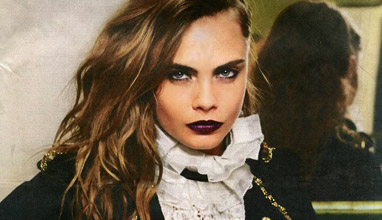 Cara Delevingne with sexy military look in the new Chanel campaign