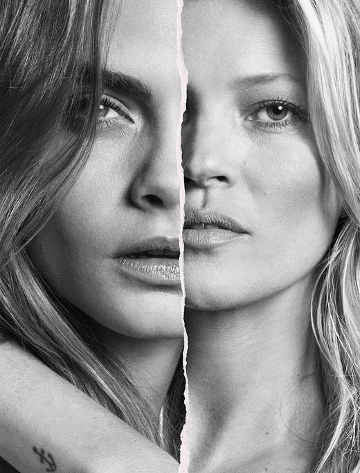 Kate Moss, Cara Delevingne and Mango - a spectacular merger