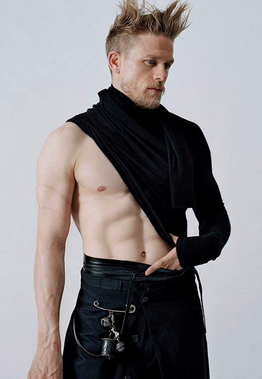 Sexiest Man Alive Charlie Hunnam looks amazing on the cover of VMAN