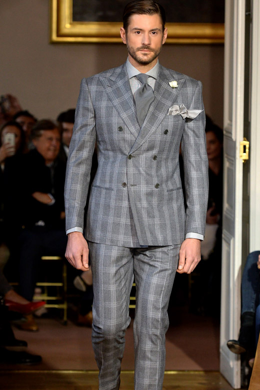 Cifonelli Fall-Winter 2015/2016 collection at Paris men's fashion week