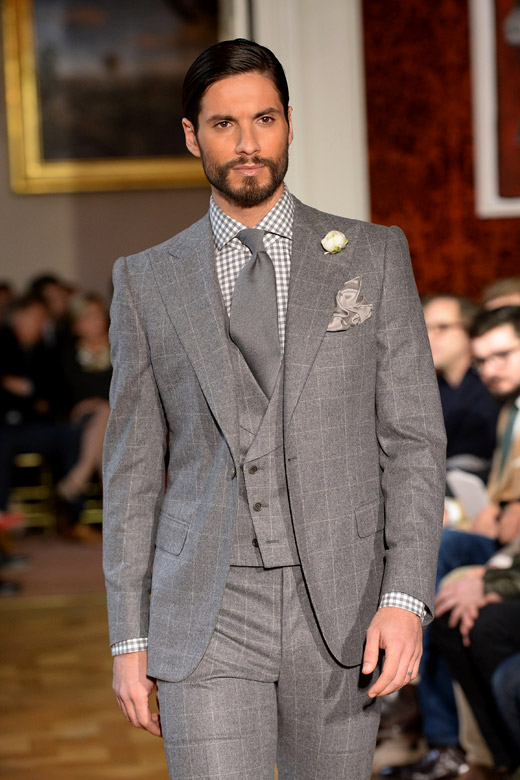 Cifonelli Fall-Winter 2015/2016 collection at Paris men's fashion week