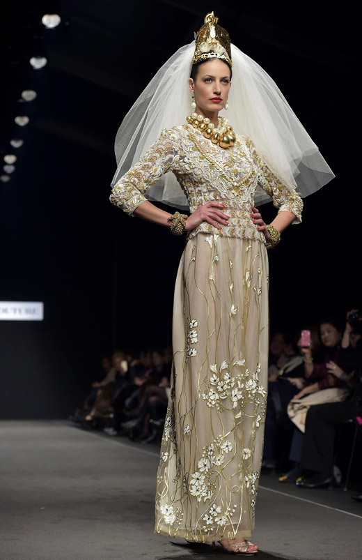 Curiel Couture Spring-Summer 2015 collection at AltaRomaAltaModa fashion week