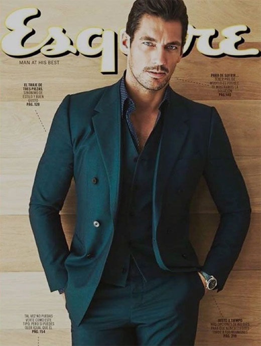 David Gandy covers Esquire Mexico