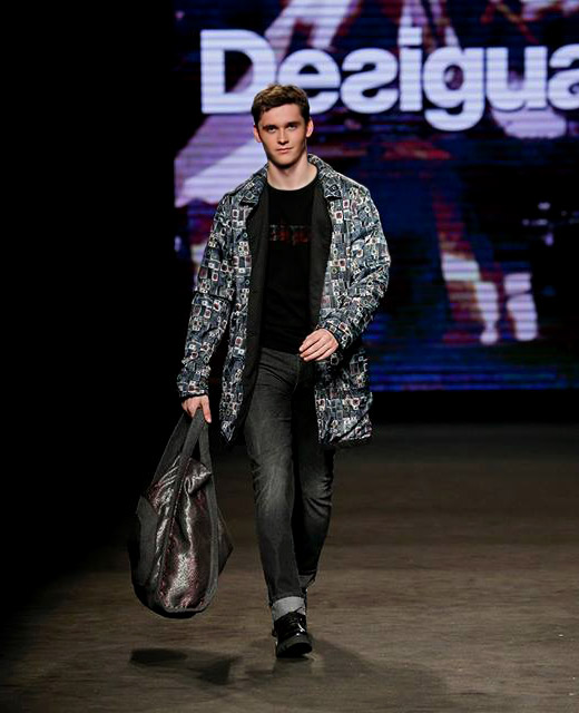 Desigual Fall-Winter 2015/2016 menswear collection at 080 Barcelona Fashion week