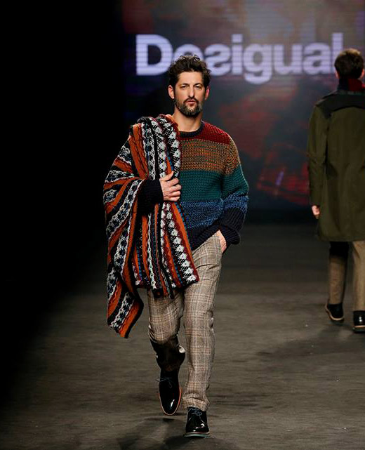 Desigual Fall-Winter 2015/2016 menswear collection at 080 Barcelona Fashion week