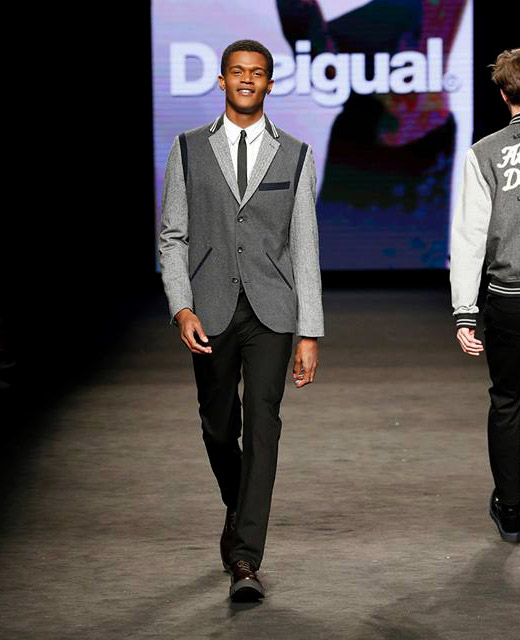 Desigual Fall-Winter 2015/2016 menswear collection at 080 Barcelona Fashion week