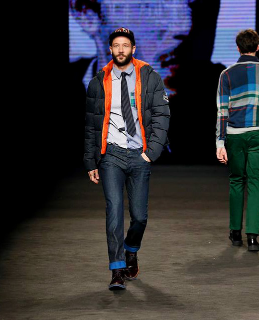 Desigual Fall-Winter 2015/2016 menswear collection at 080 Barcelona Fashion week