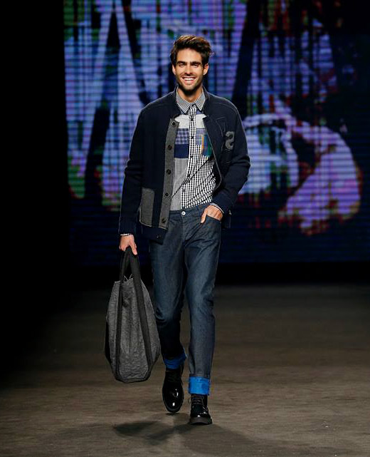 Desigual Fall-Winter 2015/2016 menswear collection at 080 Barcelona Fashion week